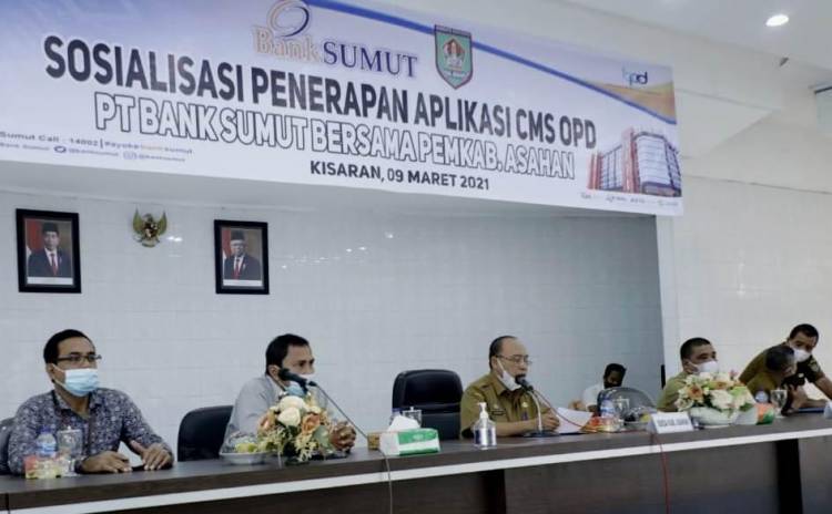 Pemkab Asahan Bersama PT.Bank Sumut  Mantabkan Aplikasi CMS