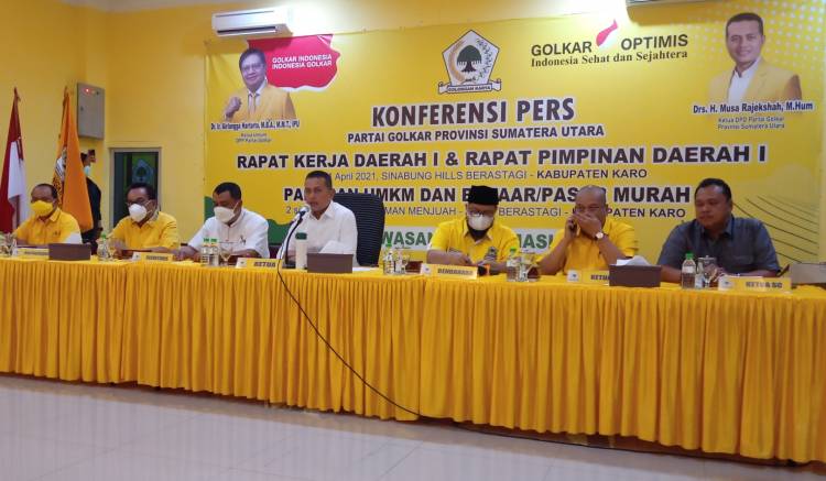 Jelang Pemilu Serentak, DPD Partai Golkar Sumut Gelar Rakerda dan Rapimda I