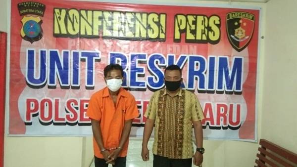 Oknum Jukir di Jalan HM Jhoni Diciduk Polisi  Usai Beli Sabu