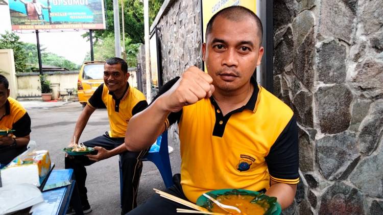 Polsek Sunggal undang tukang sate yang dipalak preman