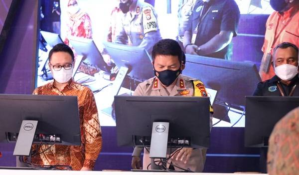 Polda Jatim Launching ETLE, Tilang Elektronik Mulai Diberlakukan