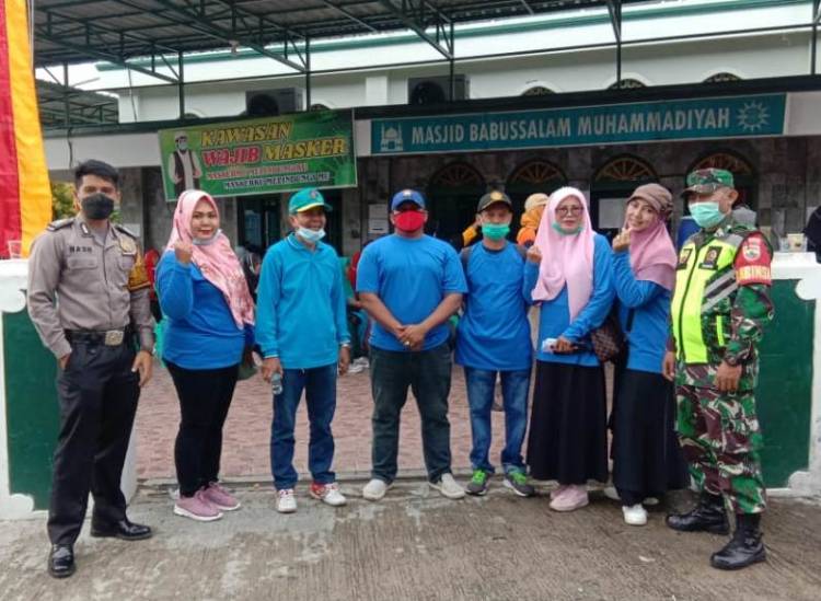 Babinsa Koramil 02/Padang Timur Ikuti Kegiatan Lounching Gerakan Masyarakat Hidup Sehat