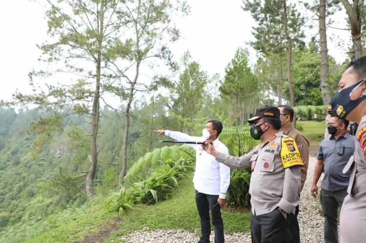 Kapolda Sumut Tinjau Kaldera Toba Dukung Program Nasional