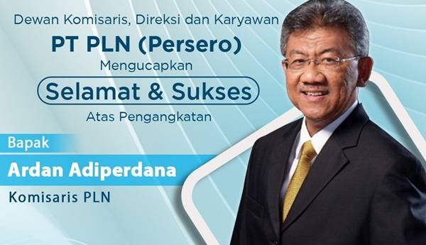 Ardan Adiperdana Jadi Komisaris PLN