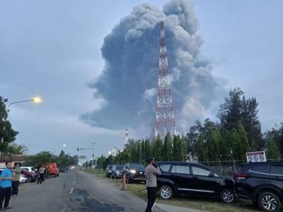 Korban Kebakaran Kilang Minyak Pertamina di Perkirakan Puluhan Orang