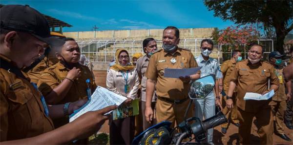 Irsan Efendi Nasution Pimpin Apel Kendaraan Dinas