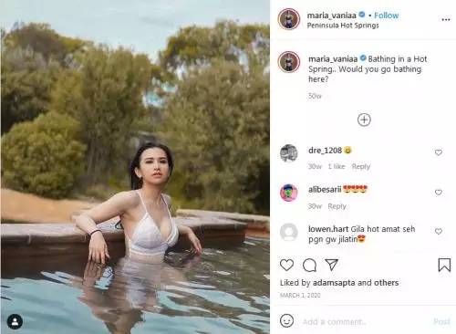 Maria Vania dan Georgina Memiliki Kesamaan Memanjakan Diri Berendam