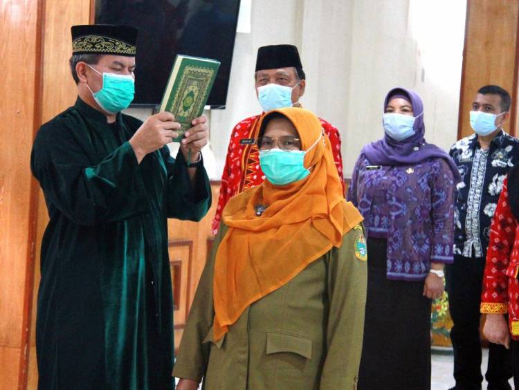 Kadis Kominfo Sumut Lantik Pejabat Eselon IV