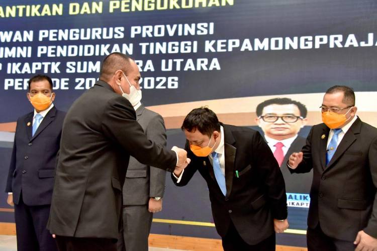 Kukuhkan Pengurus IKAPTK Sumut,  Edy Rahmayadi: Berikan Yang Terbaik Untuk Sumut