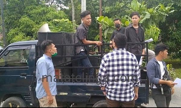 Oknum Jaksa Kejari Asahan 'Arogan' Saat DPP IKMA Menggelar Aksi Damai