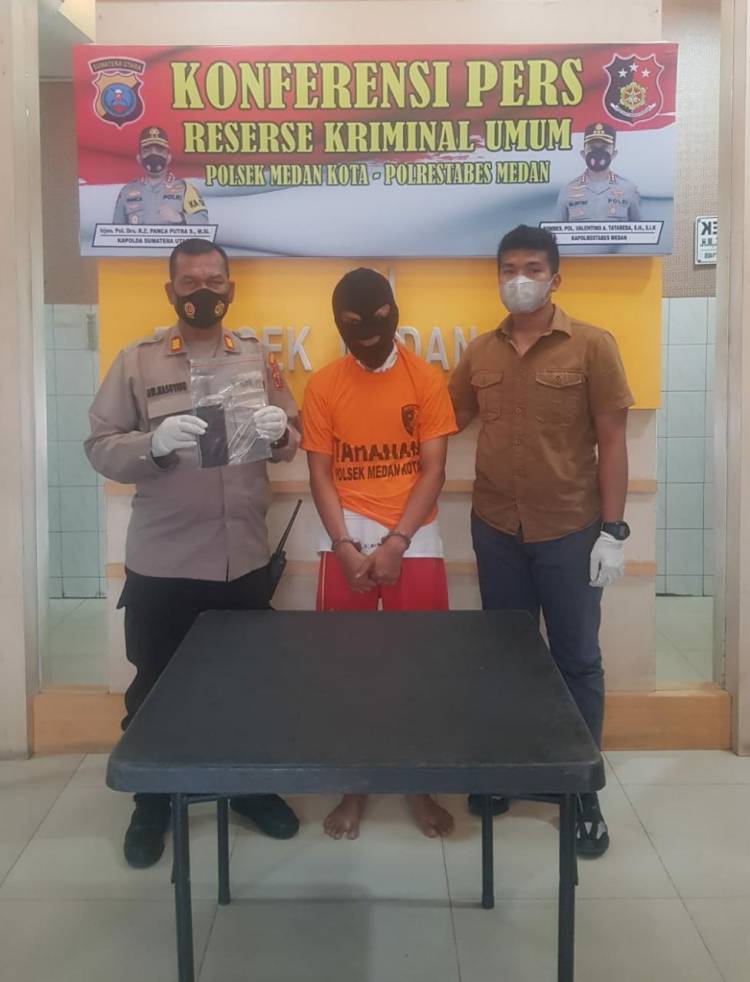 Polsek Medan Kota Amankan Perampok HP
