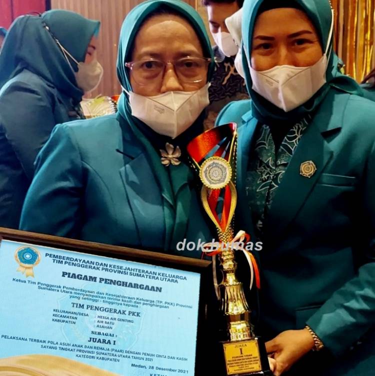 Peringatan HKG PKK Ke 50 Tingkat Propinsi Sumut ,Asahan Raih 5 Penghargaan