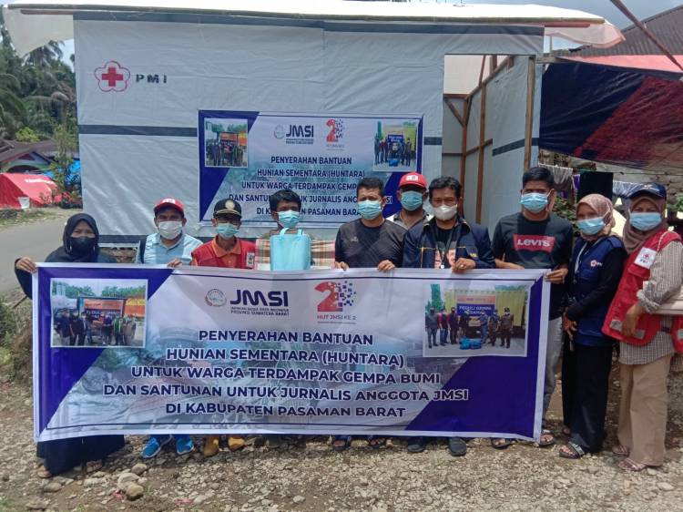 Kegiatan Penggunaan Donasi untuk Korban Gempa dari JMSI se Indonesia