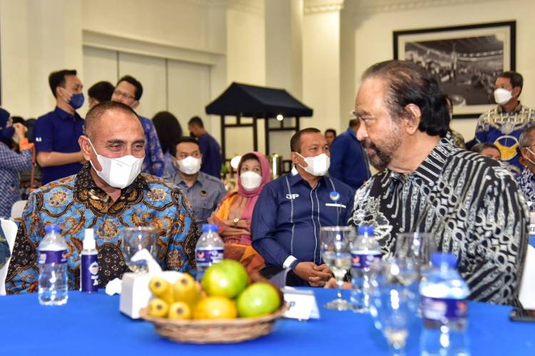 Edy Rahmayadi Akui Banyak Belajar  Wawasan Kebangsaan dari Surya Paloh