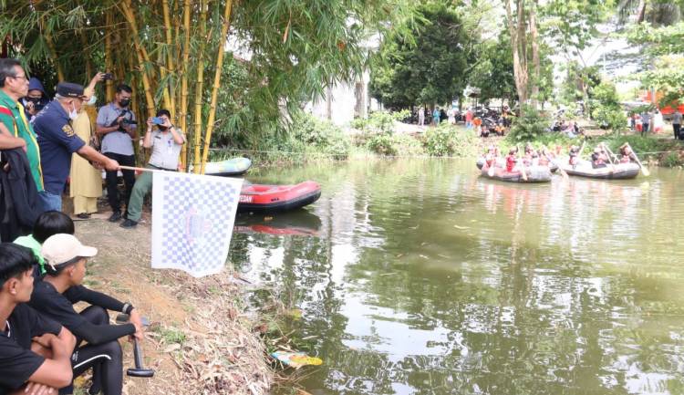 Kepala Pelaksana BPBD Kota Medan Resmi Membuka Medan Rafting Championship 2022