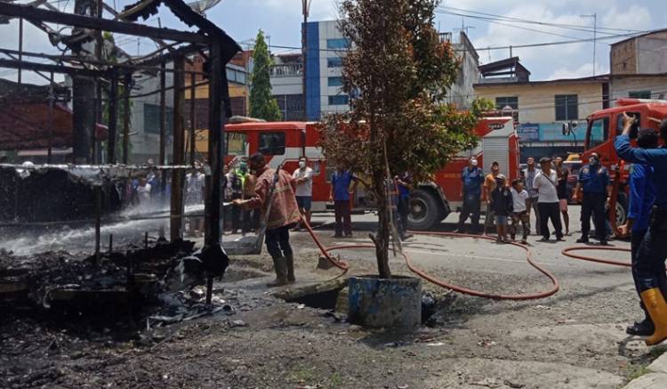 Pos Polisi di Pinang Baris Dibakar, Pelaku Diduga ODGJ