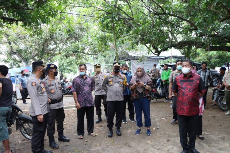 Pamatwil Polda Sumut Cek Pelaksanaan Pilkades Tahun 2022 Di Kabupate Sergai