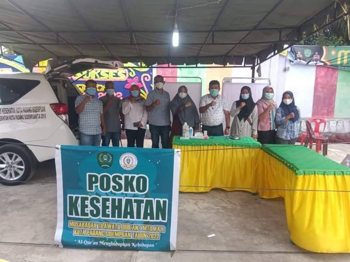 Stand Posko Kesehatan Terjun Langsung di Lokasi MTQ Ke-XXI Tingkat Kota Padang Sidempuan