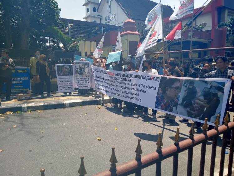 Demo di Poldasu, GNPK-RI " Tantang" Kapoldasu Tangkap AAN