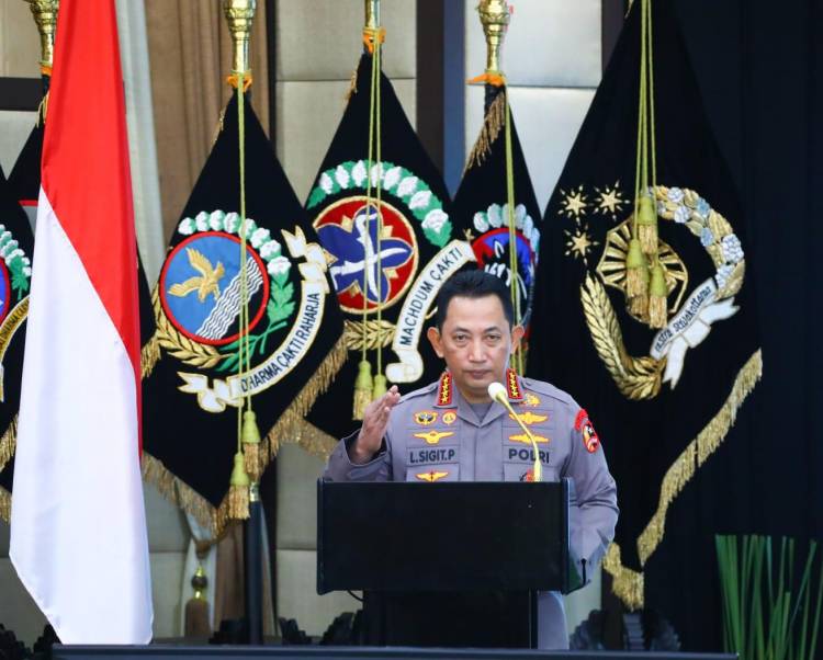 Kapolri Buka Rakernis Gabungan Harapkan Polri Presisi jadi Lompatan Jauh