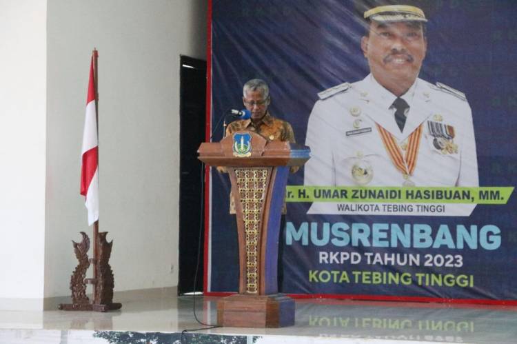 Musrenbang RKPD 2023 Di Buka Sekdako, Diakhir Jabatan Walikota Tebingtinggi Sampaikan Maaf