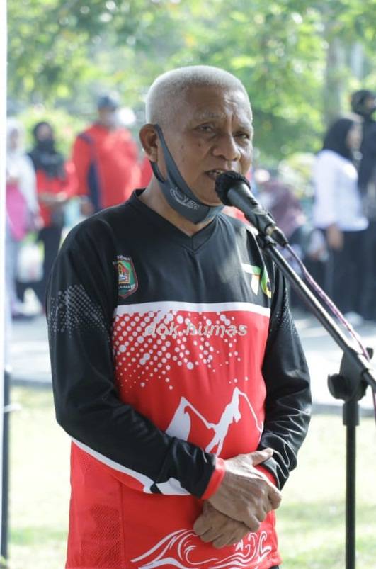 Gowes Dan Tanam Pohon Meriahkan HUT Asahan Ke 76
