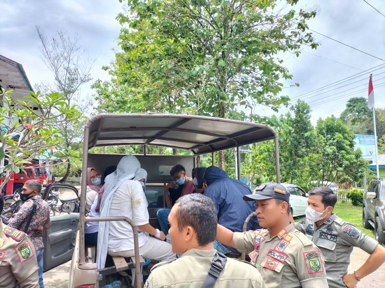 Satpol PP Madina Amankan 10 orang, Berantas Pekat