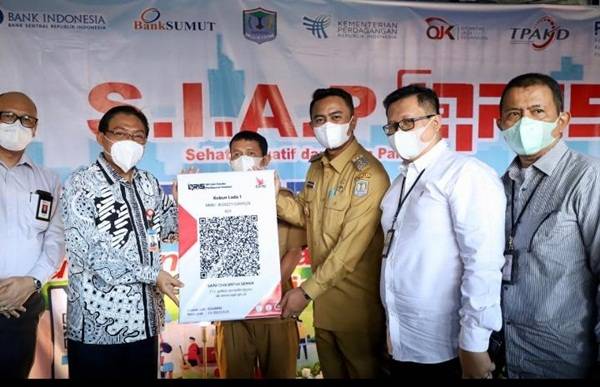 Wawako Binjai Apresiasi Peluncuran Aplikasi E-Pasar Oleh PT Bank Sumut