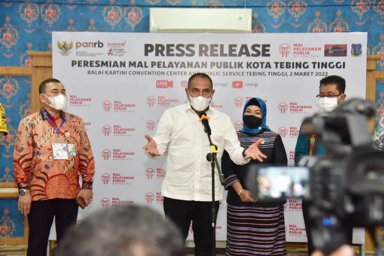 Edy Rahmayadi Resmikan Mal Pelayanan Publik di Tebingtinggi