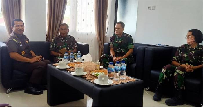 Koordinasi Penanganan Perkara Pidana Militer, Jampidmil Kejagung RI Kunjungi Otmilti, Otmil dan Pomdam I/BB di Medan