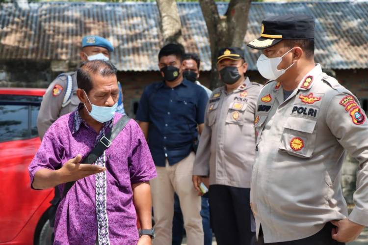 Pantau Kesiapan Pilkades, Kapolres Sergai Patroli Pengecekan Lokasi TPS
