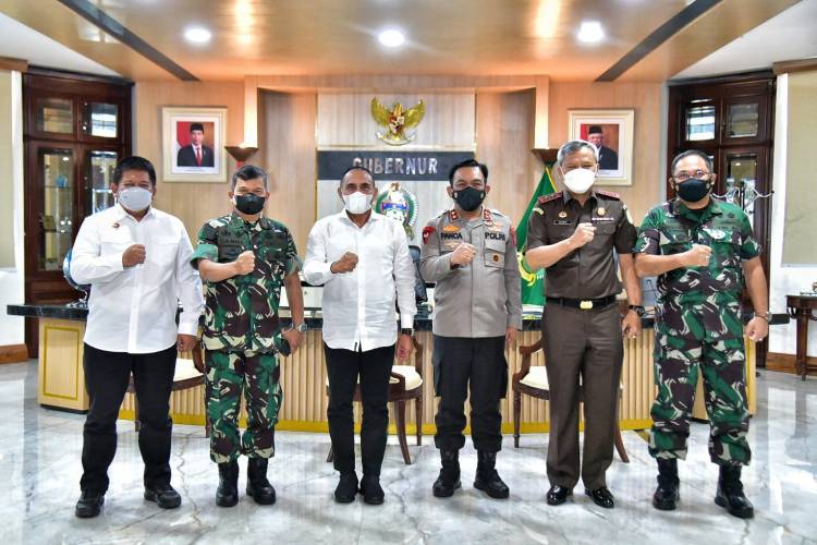 Kapolda Sumut Hadiri Rapat Koordinasi Menyambut Ramadhan dan Idul Fitri 1443 H