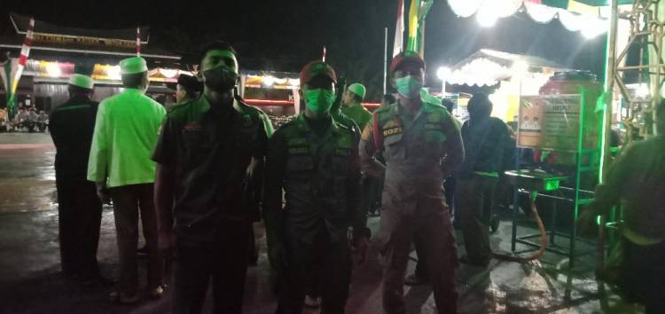 Personil Satpol PP Padang Sidempuan Melaksanakan PAM Di Penutupan MTQ Ke XXI