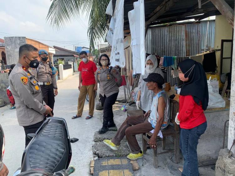 Kompol Teuku Fathir Mustafa Gelar Vaksinasi Door to Door