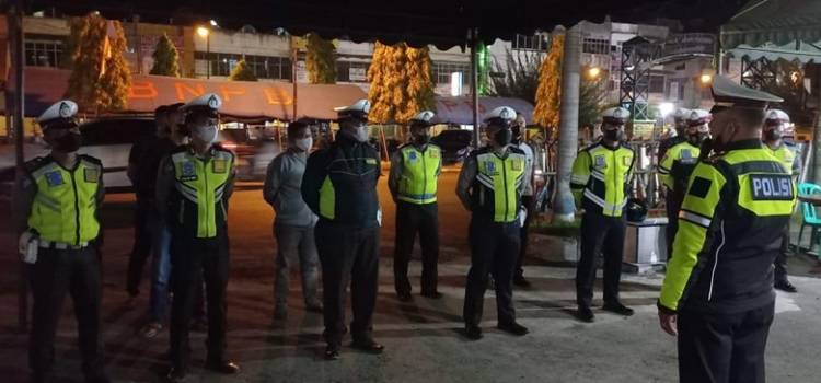 Belasan Sepeda Motor Terjaring Razia Knalpot Blong di Padangsidempuan