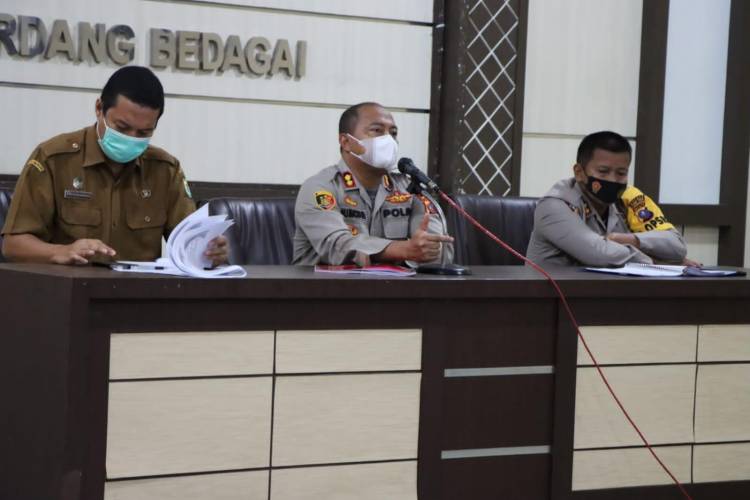 Polres Sergai Gelar Rakor Kesiapan Pengamanan Pilkades 2022 Kabupaten Sergai