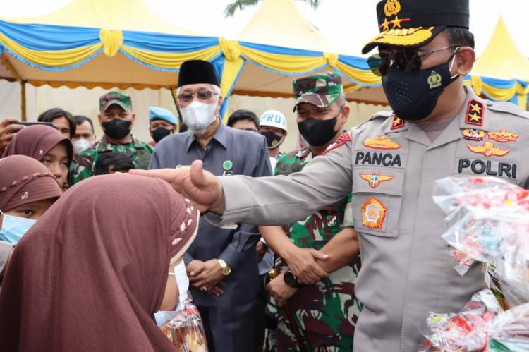 Road show, Kapoldasu dan Pangdam I/BB Ajak Ketua MUI Sumut Akselerasi Vaksin di Kota Santri