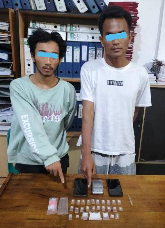 Kedapatan Hendak Menjual Shabu, Dua Pemuda Diringkus Sat Narkoba Polres Simalungun