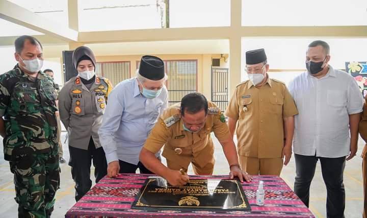 Wali Kota Padang Sidempuan Meresmikan Akan Beropersainya Pasar Swasta Mahera