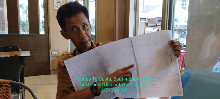 Dilaporkan Karena Dituding Palsukan Akta Tanah, Kades Tg Gusta