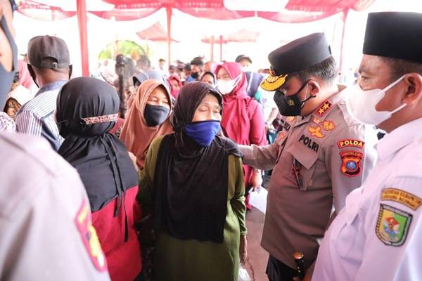 Kapolda Sumut Tinjau Vaksin Anak dan Lansia di Sergai, Ini Pesannya