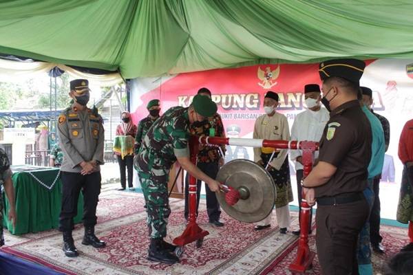 Ada Kampung Pancasila di Wilayah Kodim 0303/Bengkalis