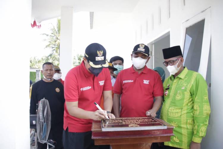 Bupati Sergai Resmikan Kantor Kepala Desa Bengkel