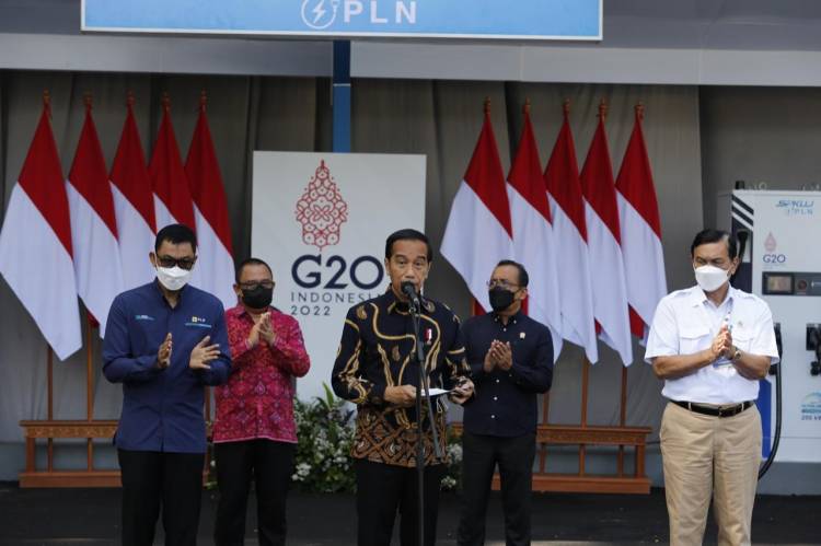 Resmikan SPKLU Ultra Fast Charging, Presiden Jokowi: Mengpresiasi Persiapan PLN Untuk KTT G20