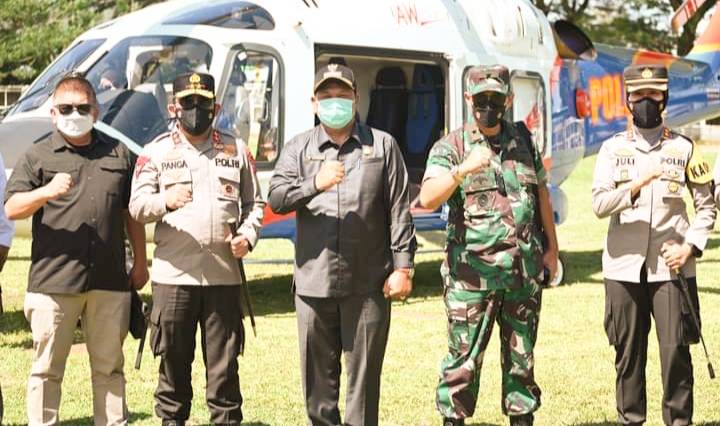 Walikota Bersama Forkofinda Sambut kedatangan Kapoldasu