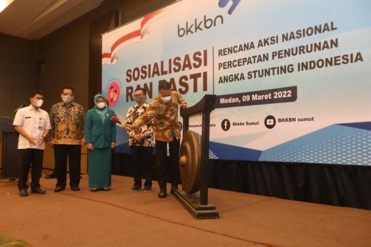 Buka Sosialisasi RAN PASTI, Musa Rajekshah : Seluruh Kepala Daerah Dituntut Komitmen Turunkan Stunting