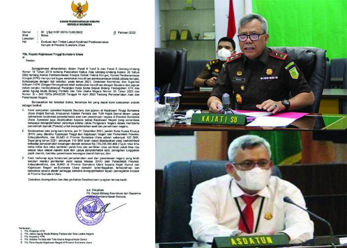 KPK Apresiasi Datun Kejati Sumut Selamatkan Keuangan Daerah Rp 715 Miliar Lebih