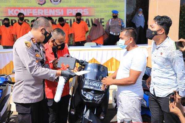 Polres Lhokseumawe Ungkap Dua Kasus Narkotika, Tiga Tersangka Masuk Bui