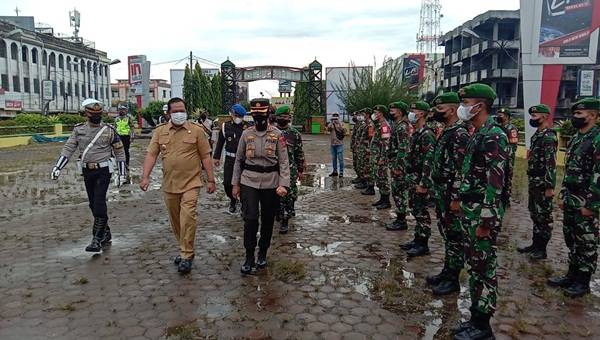 Kapolres Padang Sidempuan Pimpin Apel Gelar Pasukan Ops Keselamatan Toba 2022