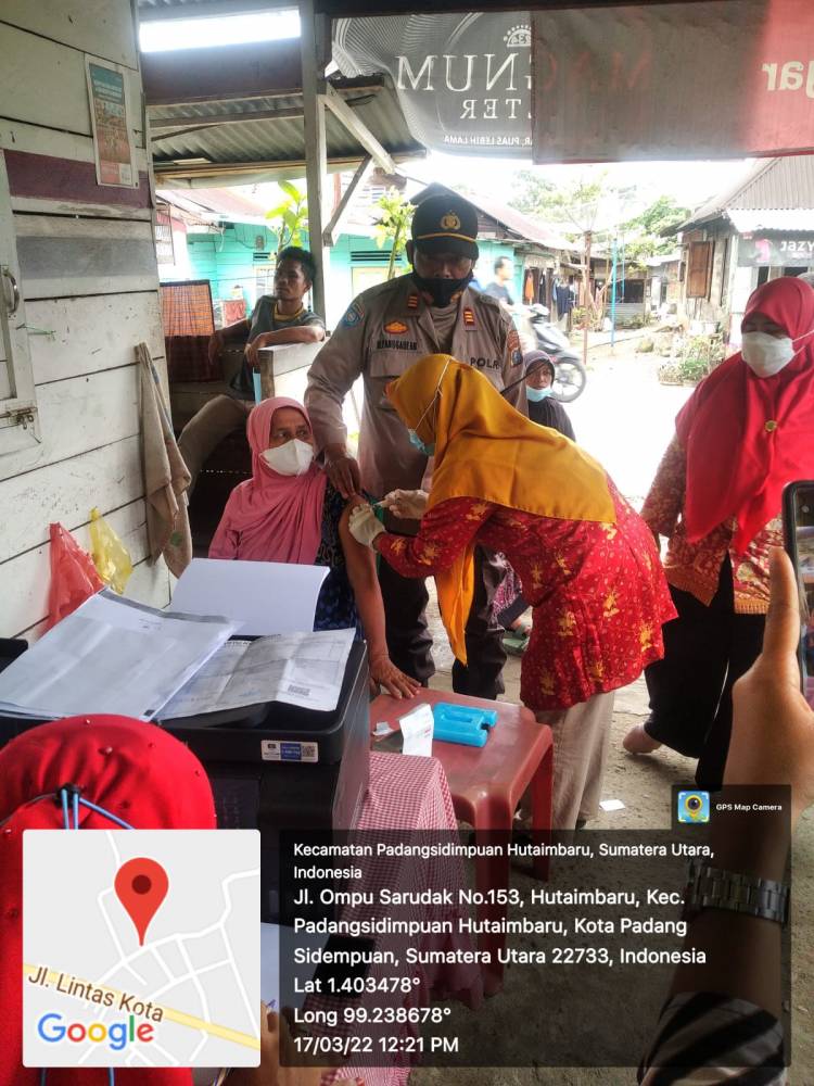 Polres Sidimpuan Terus Gencar Pelaksanaan Vaksinasi
